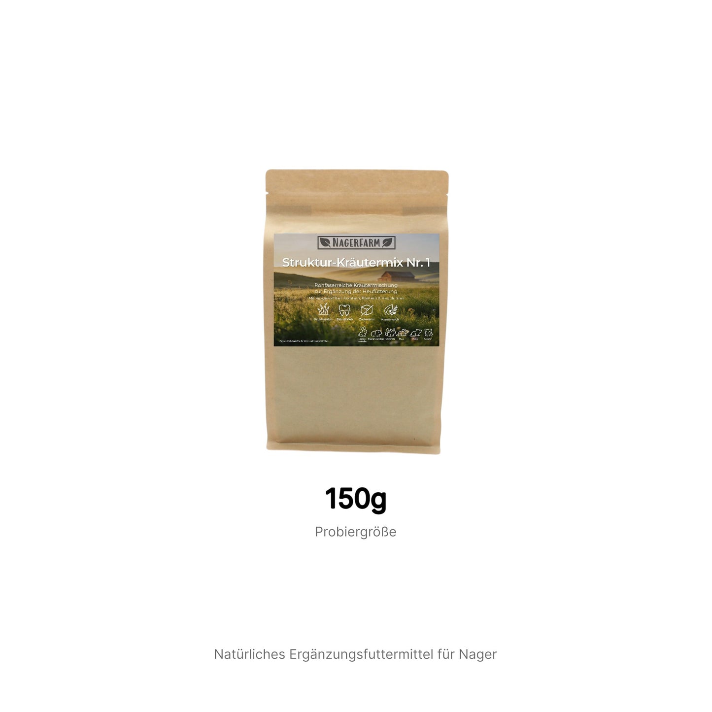 Struktur-Kräutermix Nr. 1 – Rohfaserreicher Kräutermix für Nager & Kaninchen