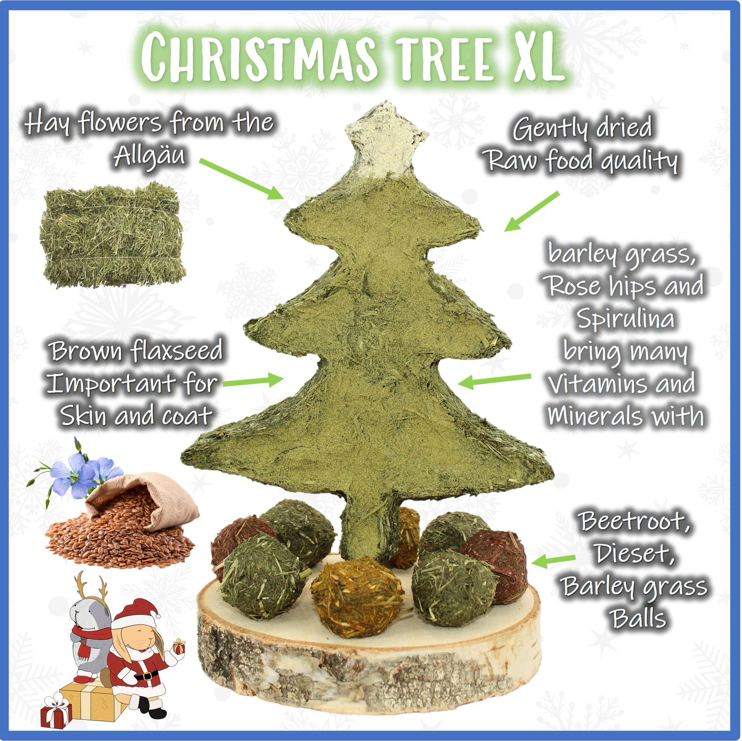 Christmas Hay - Christmas Tree XL - Nagerfarm