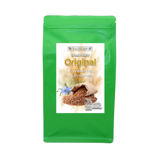 Snack Balls Original – Natürlicher Heu-Snack für Meerschweinchen & Zwergkaninchen
