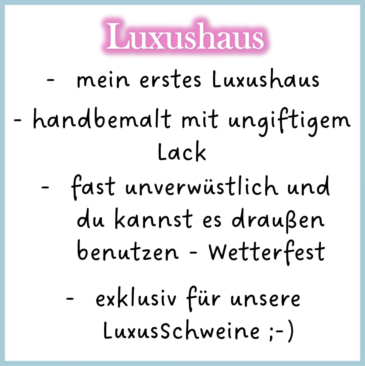 🏡✨ Luxushaus 1.0 – Weil dein Meerschweinchen mehr verdient!