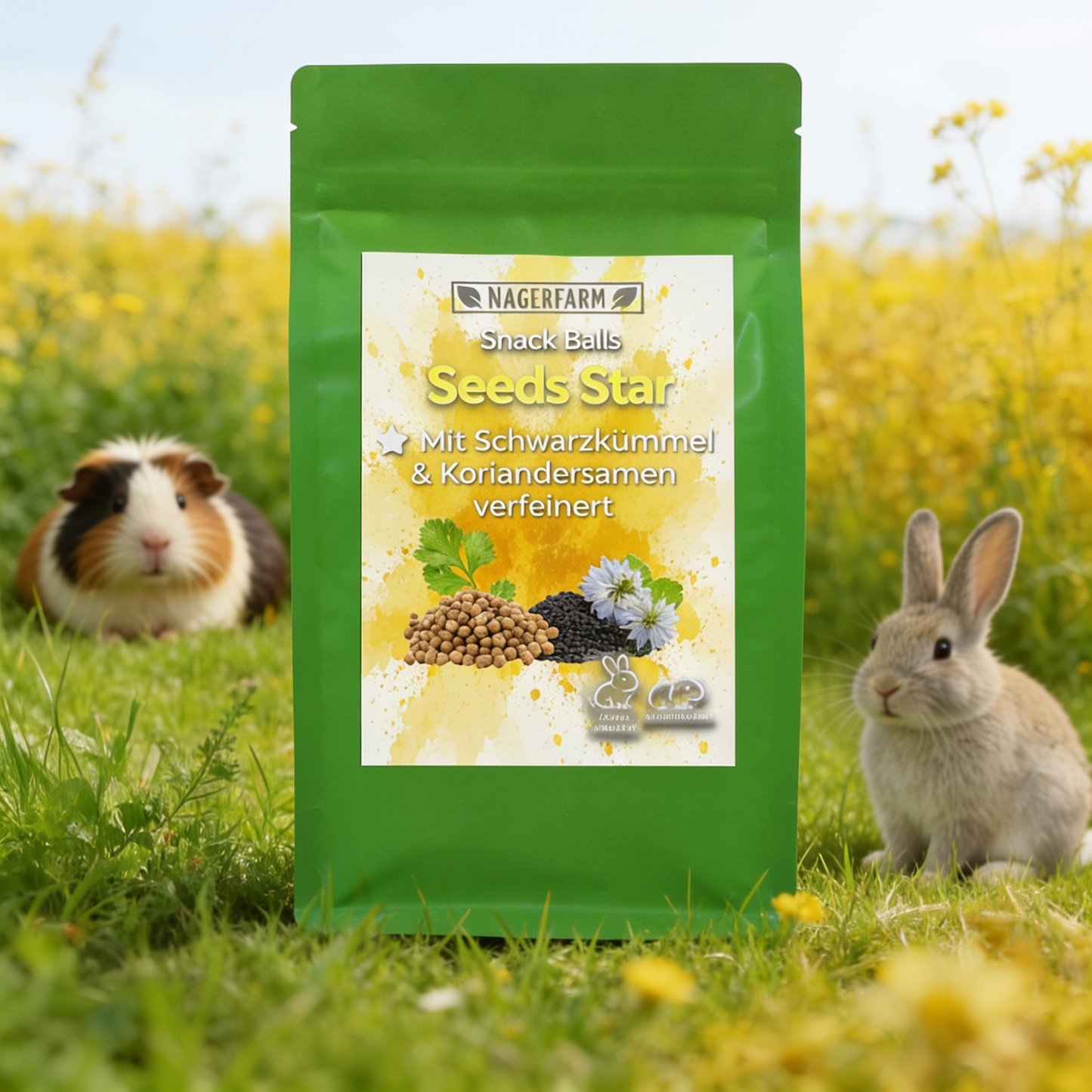 Snack Balls Bundle – Alle 5 Heu-Snack Sorten für Meerschweinchen & Zwergkaninchen