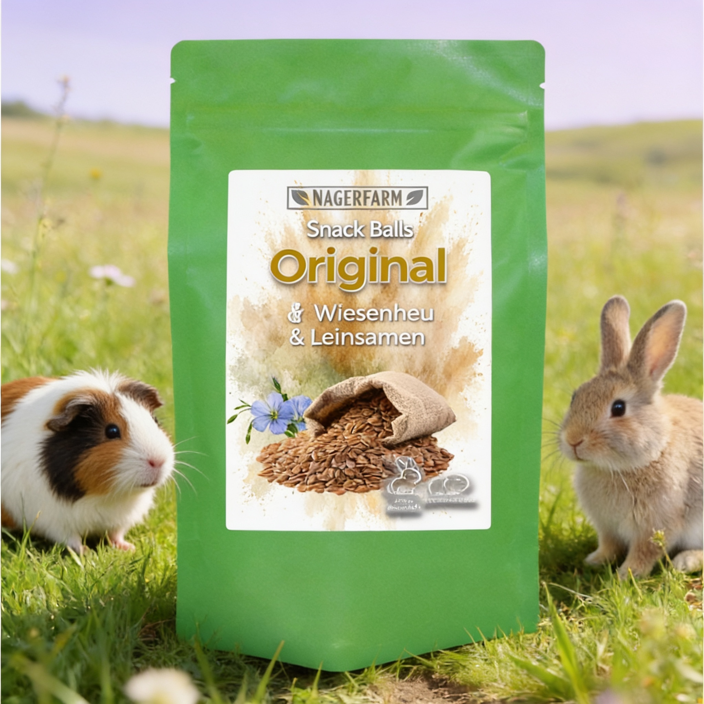 Snack Balls Bundle – Alle 5 Heu-Snack Sorten für Meerschweinchen & Zwergkaninchen