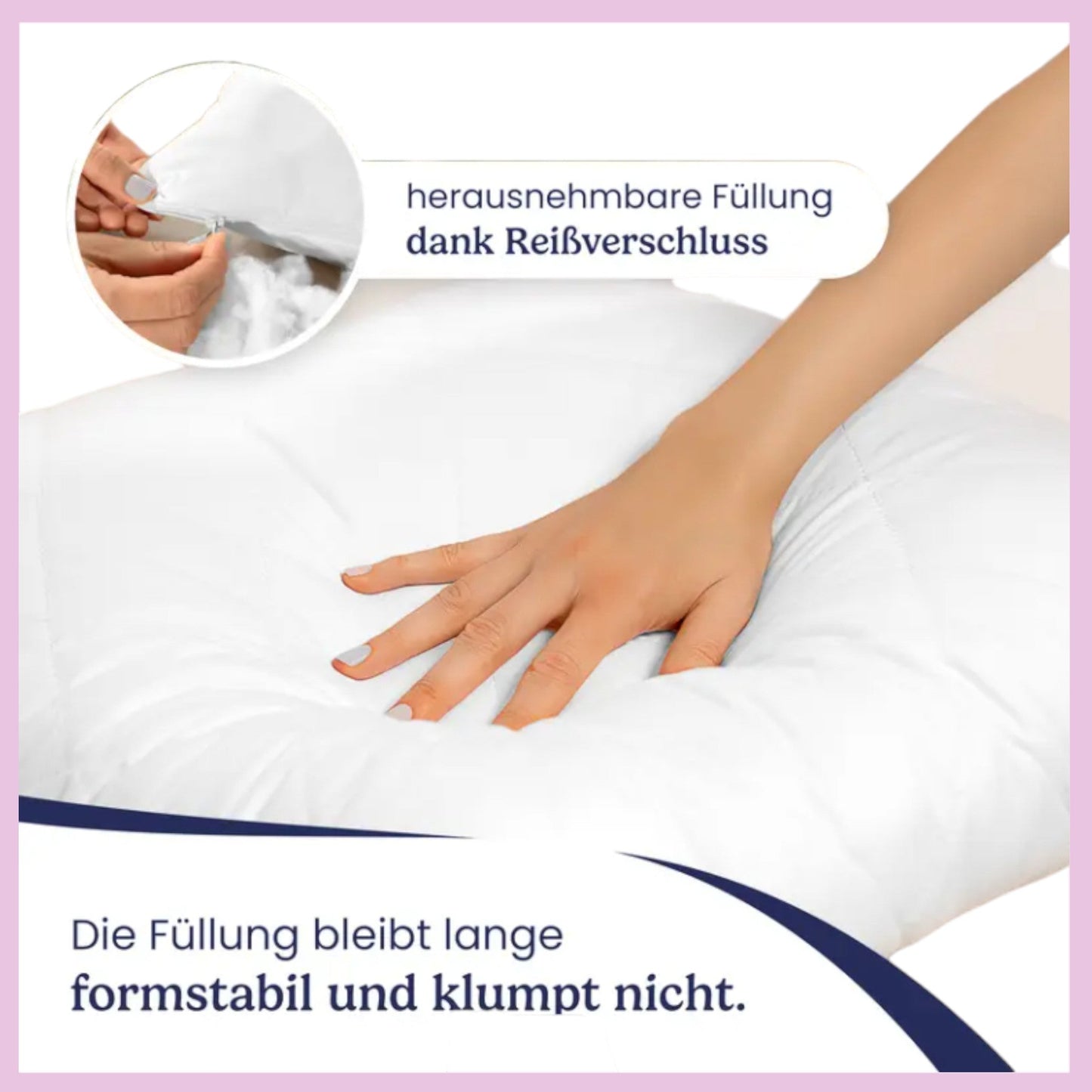 ❄️ Kissen „Schneegestöber“ – Winterliche Gemütlichkeit für dein Zuhause